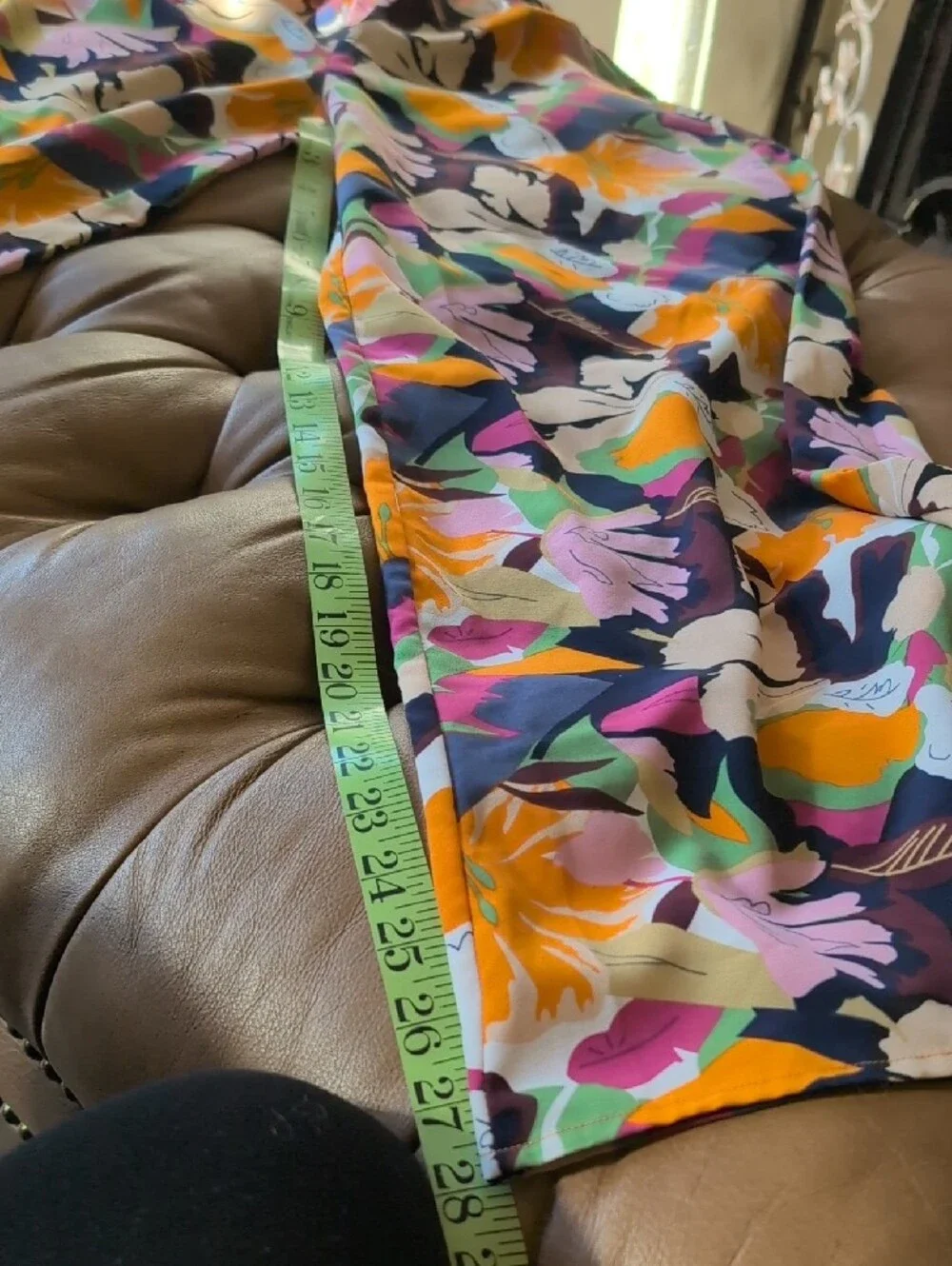 Floral Adjustable Halter Set With Wide Leg Pants  in Multicolor Floral Garden